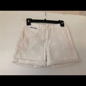 White Anthropologie shorts